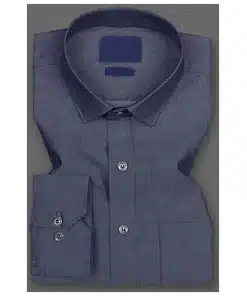Men's Independence Blue Premium Cotton Shirt