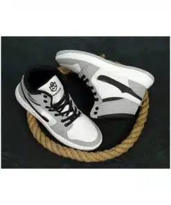Men's Lace-Up Synthetic Running Shoes for Gym Workouts