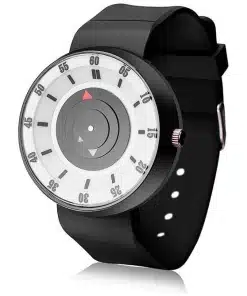 Analog Black Silicon Strap Watch for Men and Boys