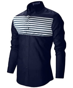 Classic Men's Casual Shirt in Pure Cotton