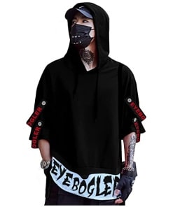 Loose Fit Black T-Shirt for Men