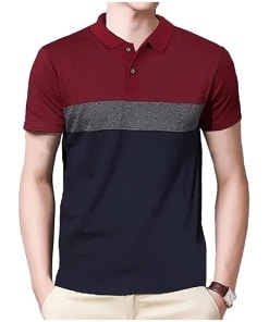 Regular Fit Half Sleeve Polo T-Shirt for Men
