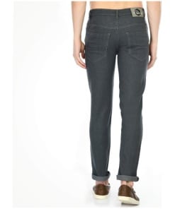 Grey Men's Mid Rise Regular Fit Denim Jeans