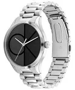 Classic Unisex Watch: Analog Black Dial