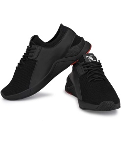 Men's Running Shoes with Lace-Up Air Mix Design
