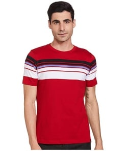 Men's Regular Fit T-Shirt with Shields