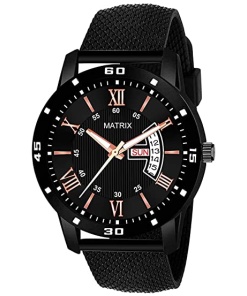 Urban Chic Boy's Watch with Black Colored Strap and Analog Dial