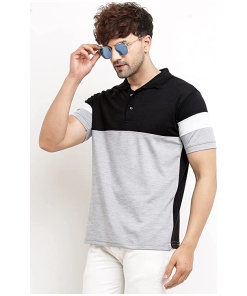 Men's Regular Fit Half Sleeve Matty Polo T-Shirt