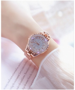 New Custom Full Diamond Women's Watch