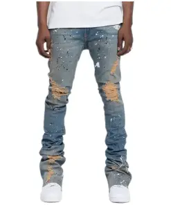 Men's Painting Jeans Redefining Casual Fashion