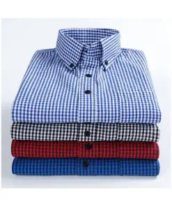 Button-Down Dress Shirts Tailored for Modern Gents