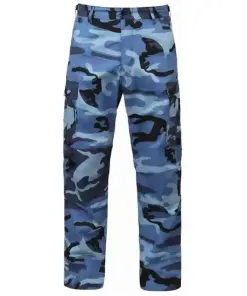 Men's Tactical Blue Casual Pants for Urban Adventure