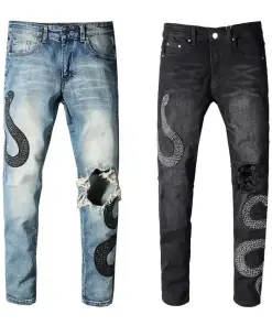 Men's Embroidery Jeans Collection