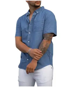 Men's Regular Denim Shirts Perfect for Daily Wear
