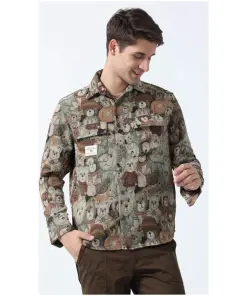 Fashionable Teddy Printed Mens Full Sleeve Shirt
