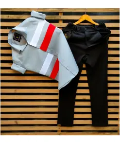 Men’s Party Wear Lycra Pant Shirt Combo