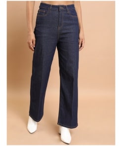 Women Indigo Flared Jeans