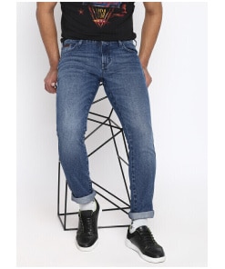 Men Skanders Indigo Vintage Slim Fit Jeans