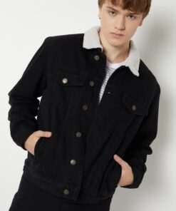 Men’s Fashionable Washed Denim Jacket