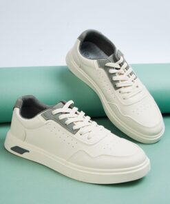 Men’s Breathable Lace-Up Sneakers