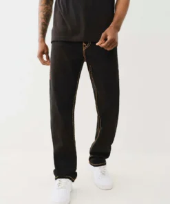 Pure Cotton Men’s Straight Fit Mid-Rise Denim