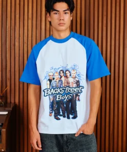 Men’s Casual Oversized Backstreet Boys Printed Tee