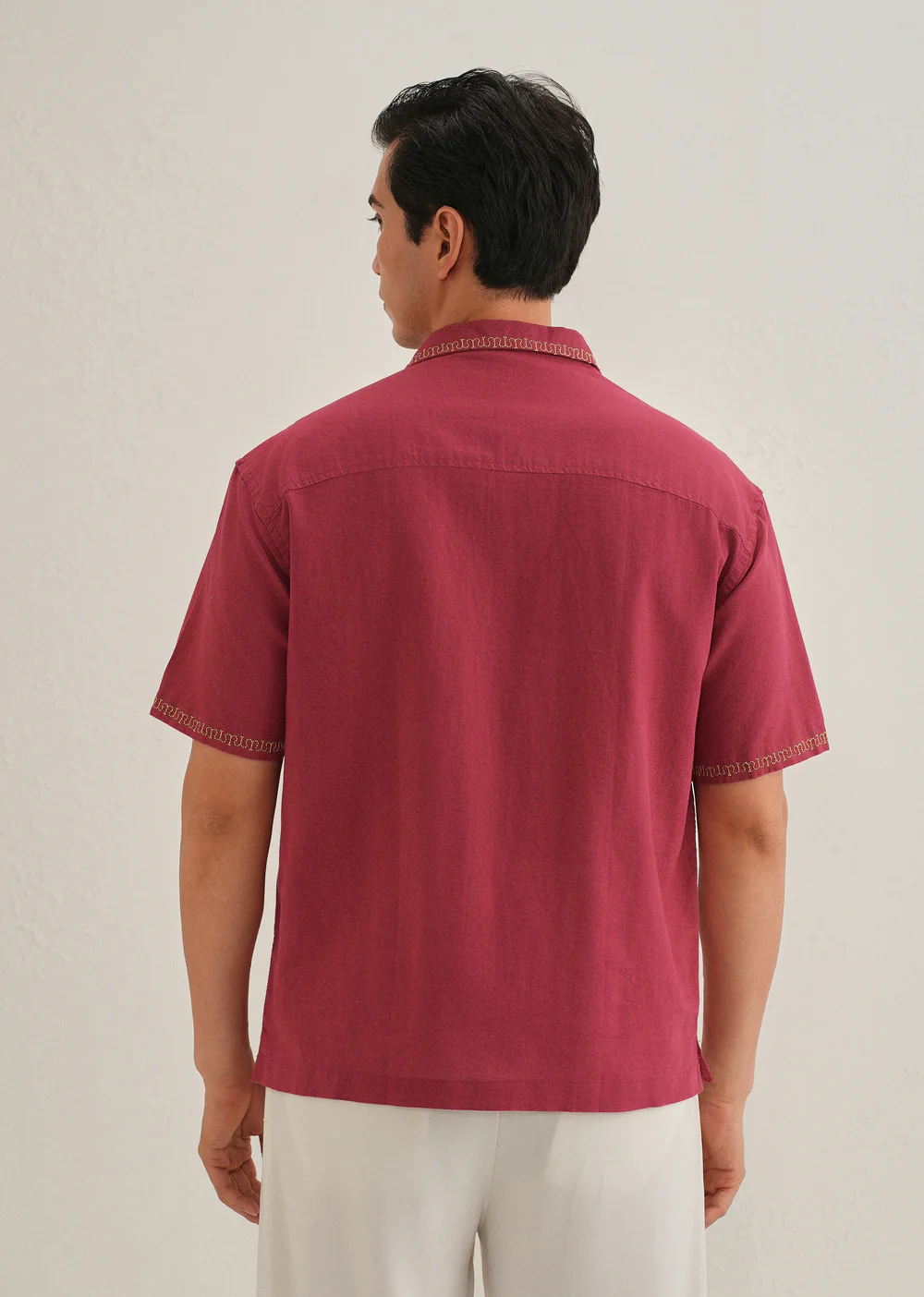 CrimsonRedTropicalEmbroideredShirt_6