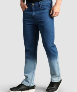 Trendy Indigo Ombre Bootcut Denim