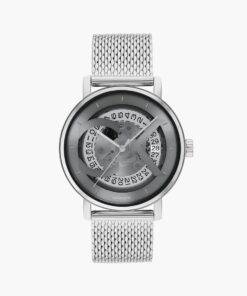 Comfortable Men Automatic Watch Metal Band for Daily Use