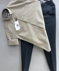 Anchor Grey Formal Pant with Heavy Oxford Shirt