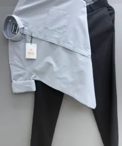 Comfortable Men’s Oxford Cotton Shirt with Black Pant