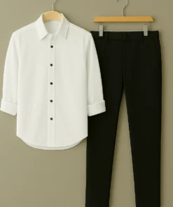 Smart Men’s Office Shirt With Formal Bottoms